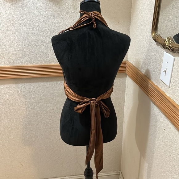 Brown halter top size M!! - Picture 5 of 5